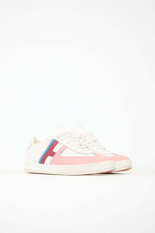 Hermès Leather Boomerang Sneaker