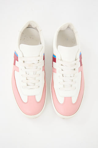 Hermès Leather Boomerang Sneaker