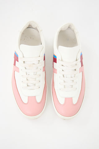 Hermès Leather Boomerang Sneaker