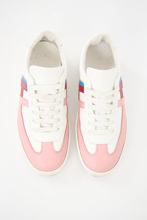 Hermès Leather Boomerang Sneaker