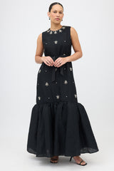 Huishan Zhang Brocade & Crystal Dress