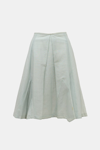 Hussein Chalayan SS 2000 Pleated Midi Skirt