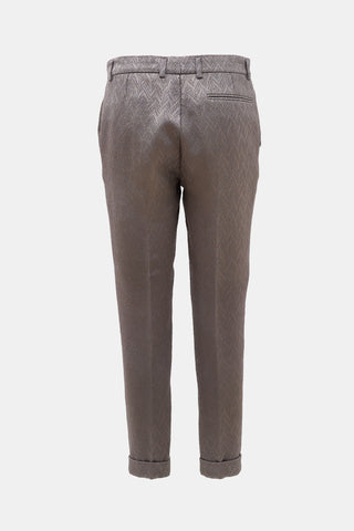 Haider Ackermann Wool Satin Jacquard Trouser
