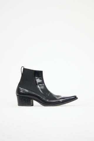 Haider Ackermann Leather Ankle Boot