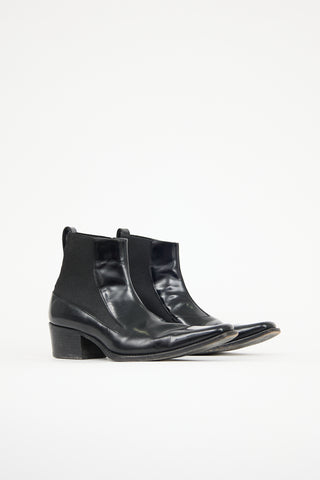 Haider Ackermann Leather Ankle Boot