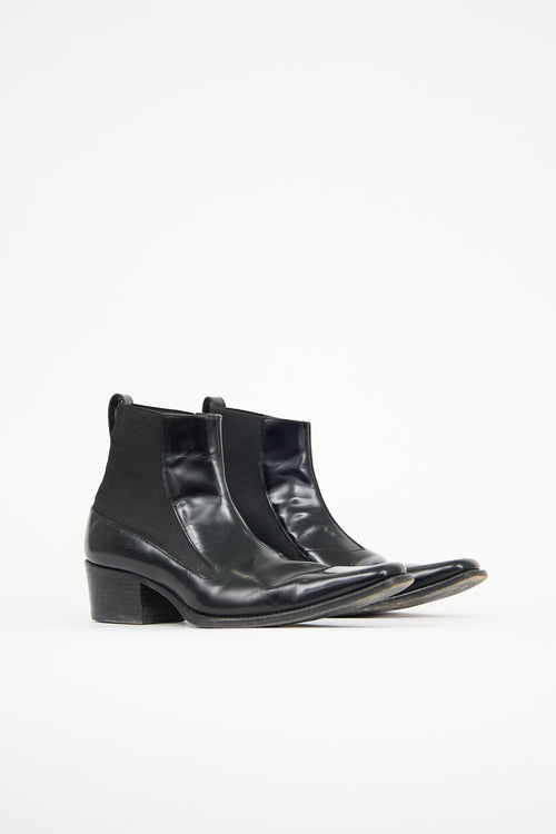 Haider Ackermann Leather Ankle Boot