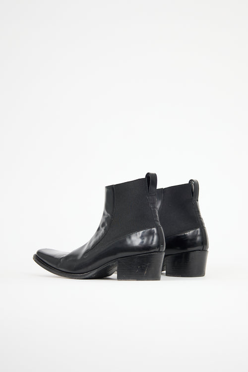 Haider Ackermann Leather Ankle Boot