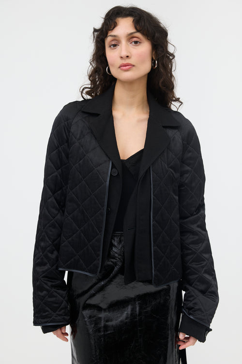 Haider Ackermann Satin Quilted Jacket