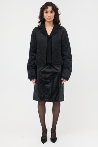 Haider Ackermann Satin Quilted Jacket