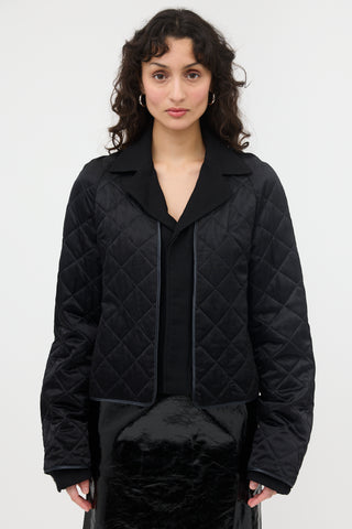 Haider Ackermann Satin Quilted Jacket