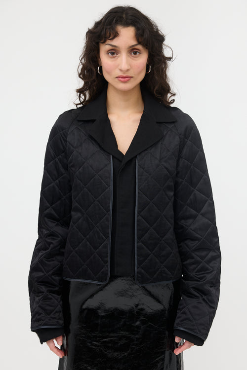 Haider Ackermann Satin Quilted Jacket