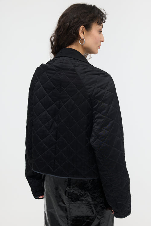 Haider Ackermann Satin Quilted Jacket