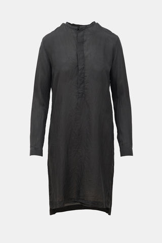 Haider Ackermann Silk Shirt Dress