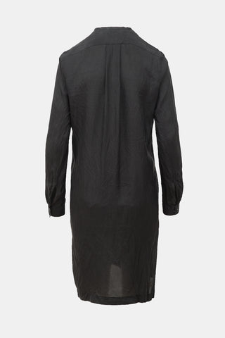 Haider Ackermann Silk Shirt Dress