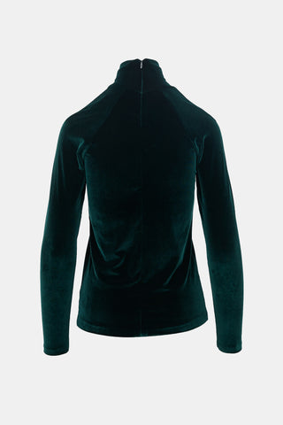 Haider Ackermann Velvet Turtleneck Top