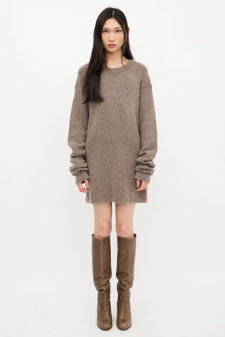 Haider Ackermann Wool & Mohair Oversized Sweater