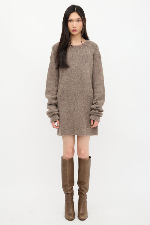 Haider Ackermann Wool & Mohair Oversized Sweater