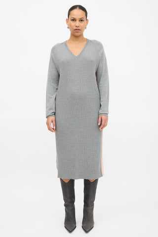 Haider Ackermann Knit & Silk Dress