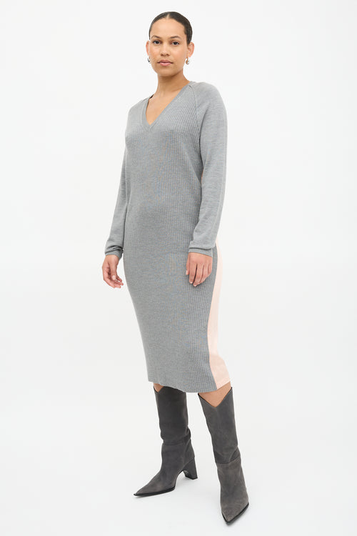 Haider Ackermann Knit & Silk Dress