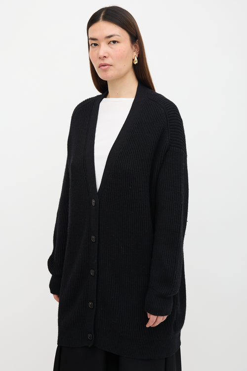 Håndværk Long Ribbed Cardigan