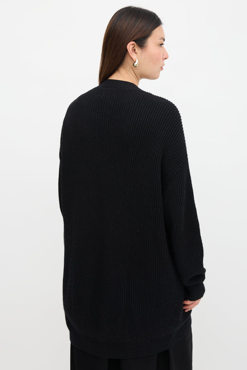 Håndværk Long Ribbed Cardigan