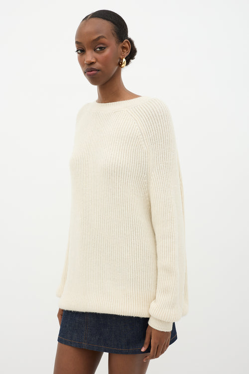 Håndværk Ribbed Crewneck Sweater