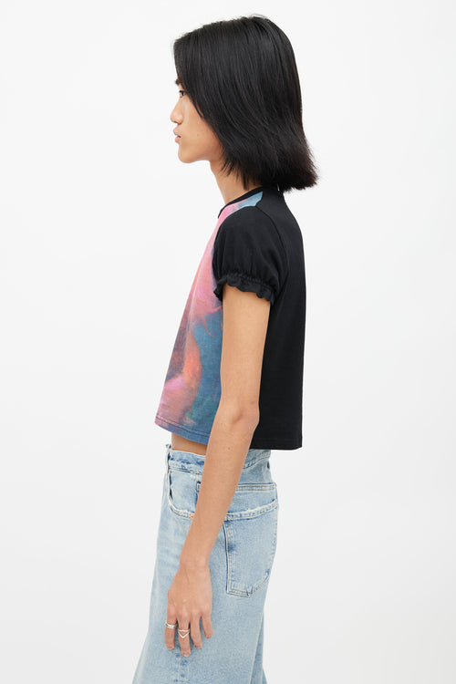 Heaven Black & Multi Wagon Girl T-Shirt