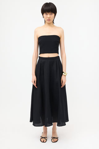 Heidi Merrick Pleated Maxi Skirt