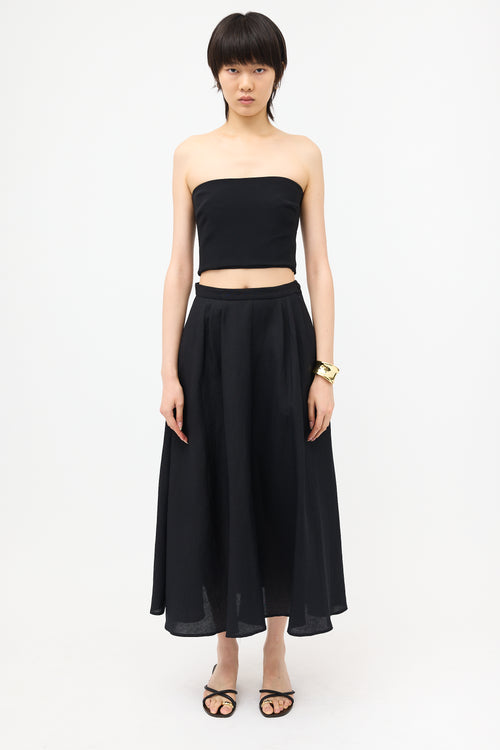 Heidi Merrick Pleated Maxi Skirt