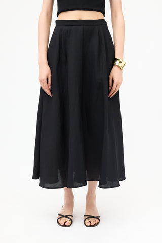 Heidi Merrick Pleated Maxi Skirt