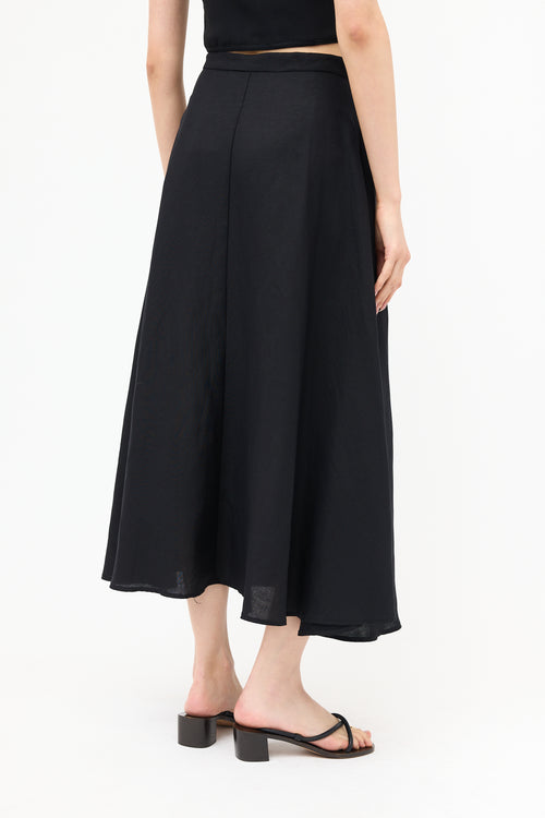 Heidi Merrick Pleated Maxi Skirt