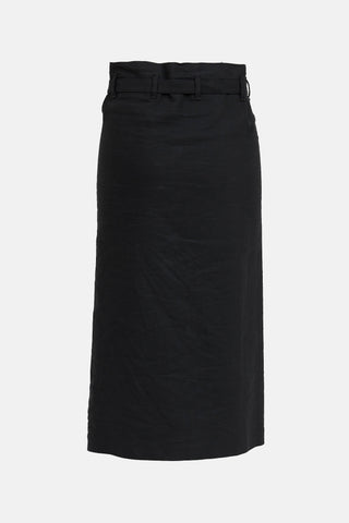 Helmut Lang Wrapped Midi  Skirt