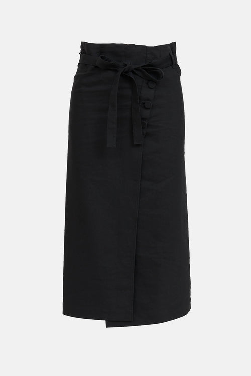 Helmut Lang Wrapped Midi  Skirt