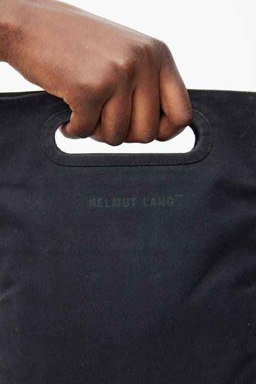 Helmut Lang Black Logo Mini Bag