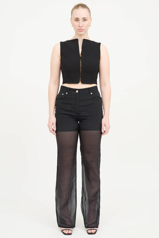 Helmut Lang Sheer Straight Pant
