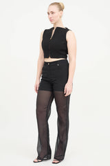 Helmut Lang Sheer Straight Pant