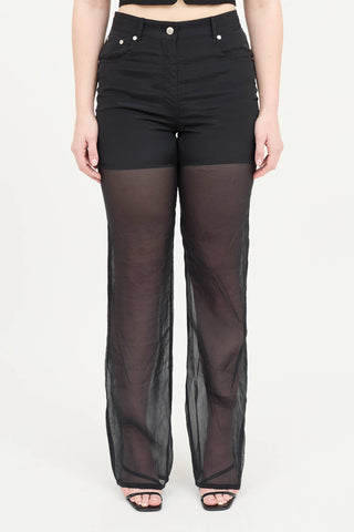Helmut Lang Sheer Straight Pant