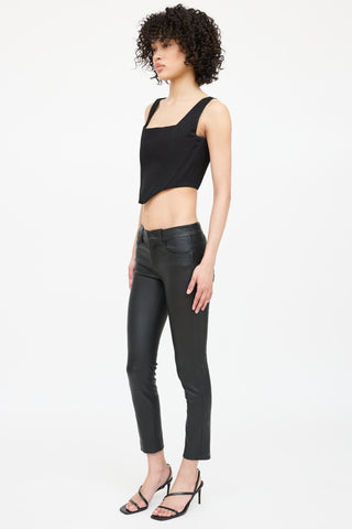 Helmut Lang Leather Slim Pant