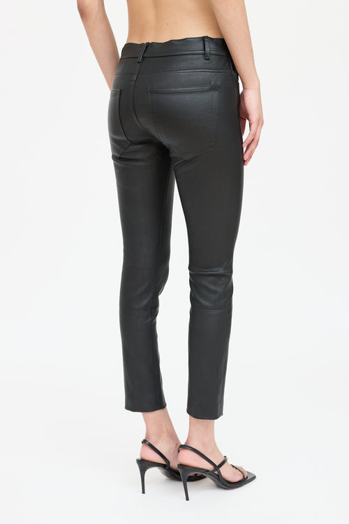 Helmut Lang Leather Slim Pant