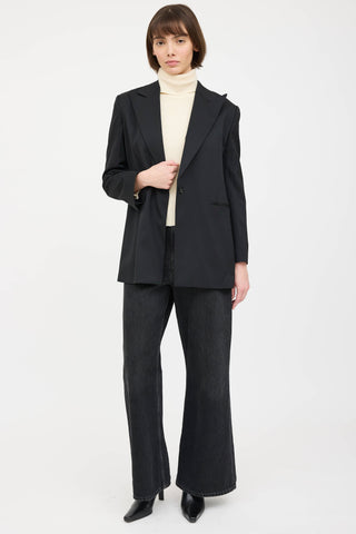 Helmut Lang Wool Strap Blazer
