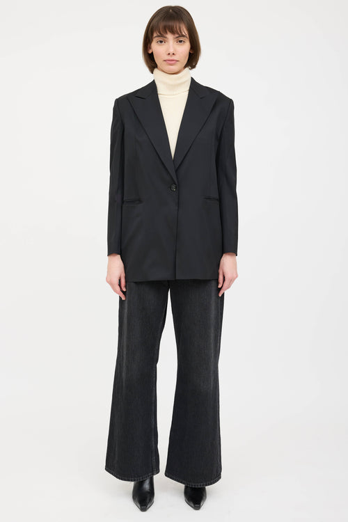 Helmut Lang Wool Strap Blazer