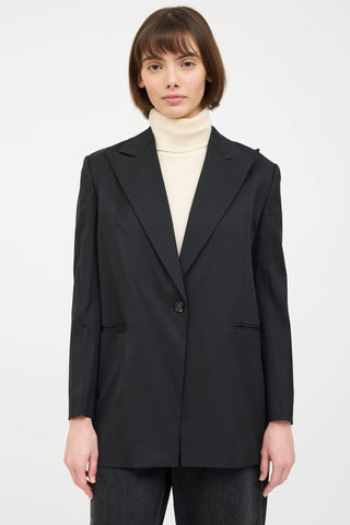 Helmut Lang Wool Strap Blazer