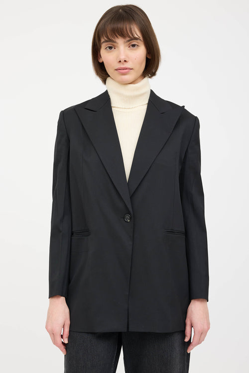 Helmut Lang Wool Strap Blazer