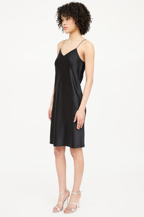 Helmut Lang Silk Zipper Dress