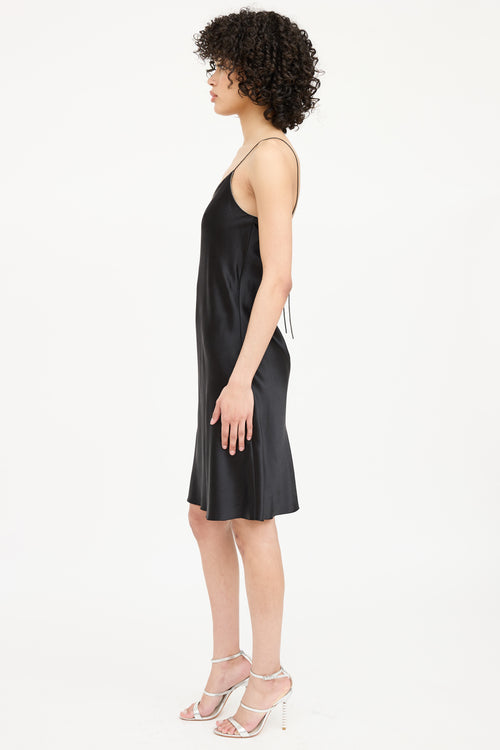 Helmut Lang Silk Zipper Dress