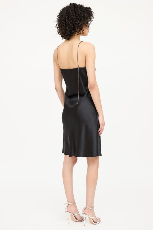 Helmut Lang Silk Zipper Dress