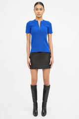 Helmut Lang Ribbed Zip Top