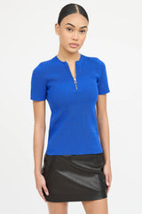Helmut Lang Ribbed Zip Top