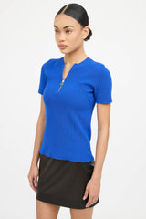 Helmut Lang Ribbed Zip Top