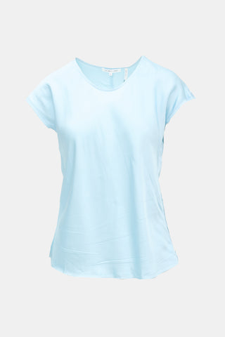 Helmut Lang Crinkled Satin Top